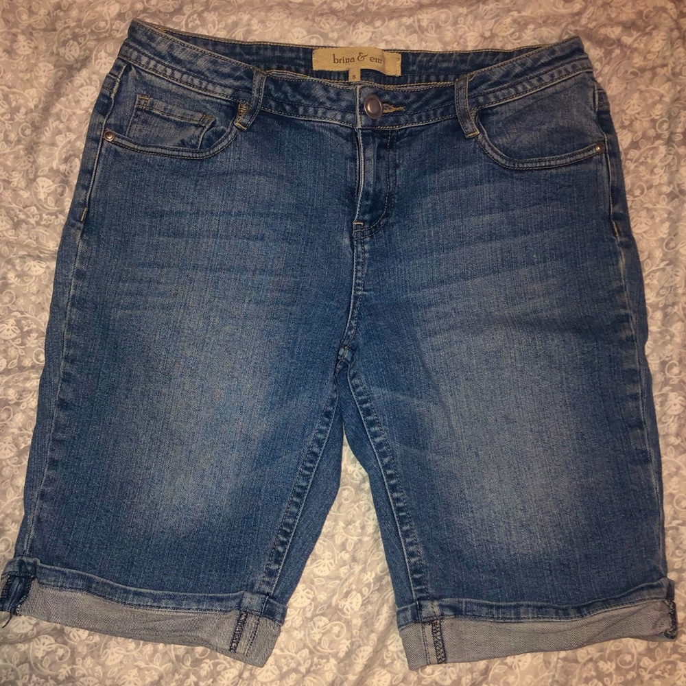 Capri Denim shorts